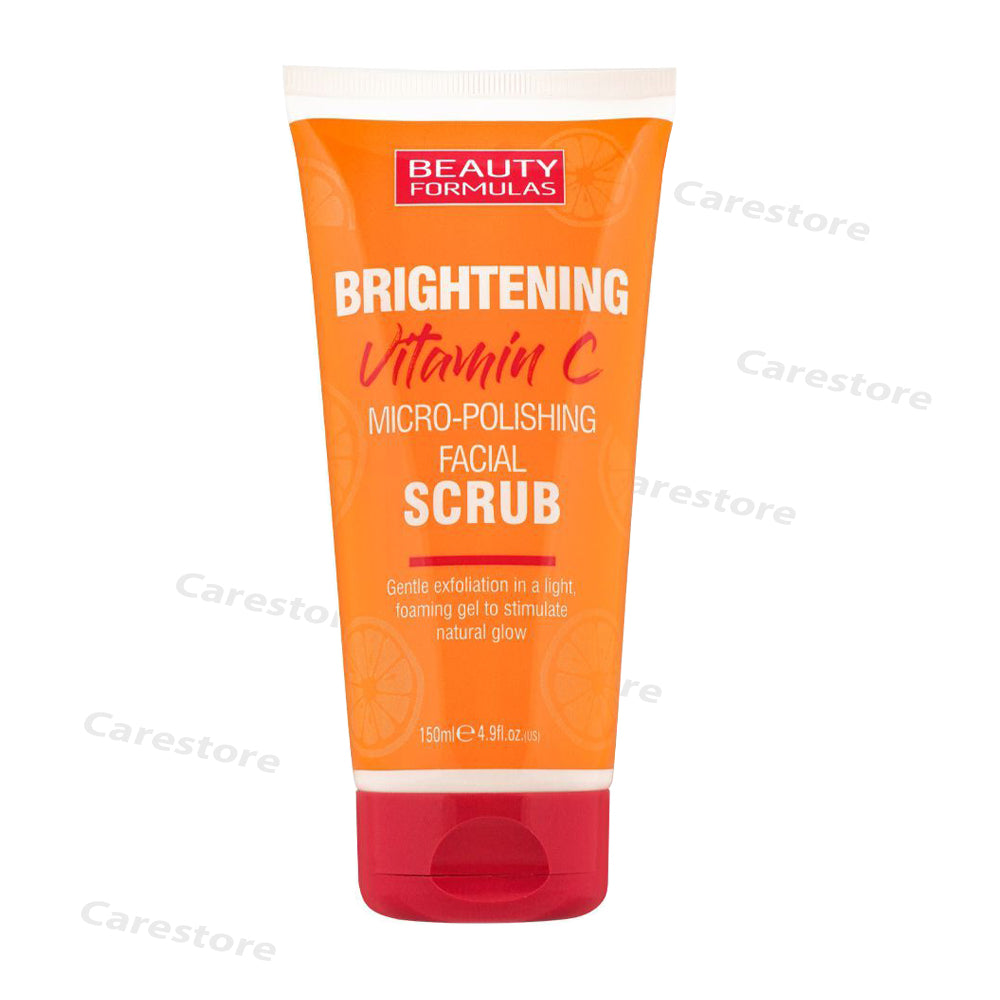 Beauty Formulas Brightening Vitamin C MicroPolishing Facial Scrub, 15