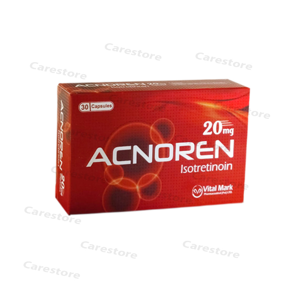 Acnoren 20mg capsules Gillman Pharmaceuticals