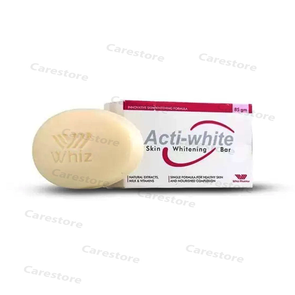 Acti White Skin Whitening Bar 85gm Whiz Pharma