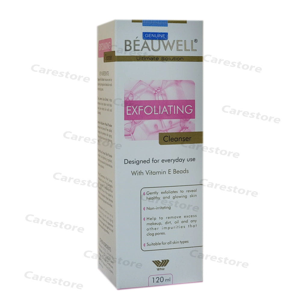 BEAUWELL EXFOLIATING CLEANSER 120ml