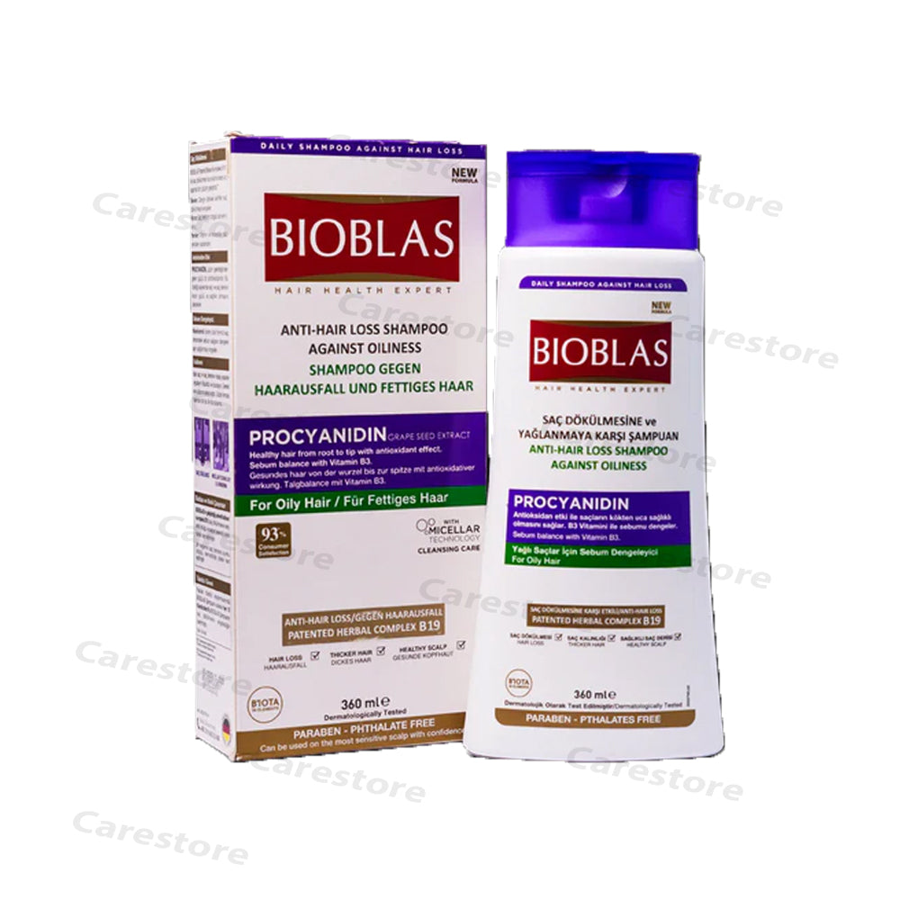 BIOBLAS ANTI HAIR LOSS SHAMPOO AGAINST OILLINESS Asra Derm