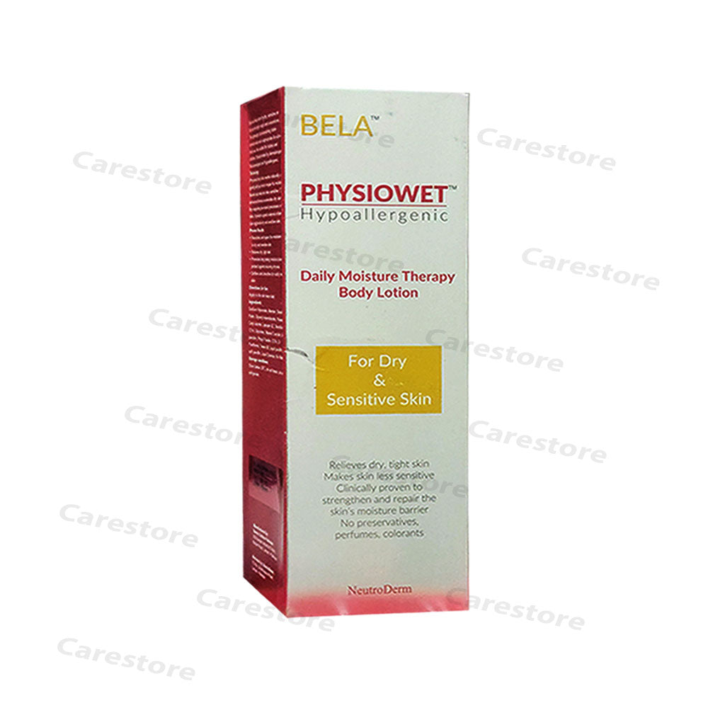 Bela Physiowet Body Lotion Daily Moisturizer 150ml Neutroderm pharma