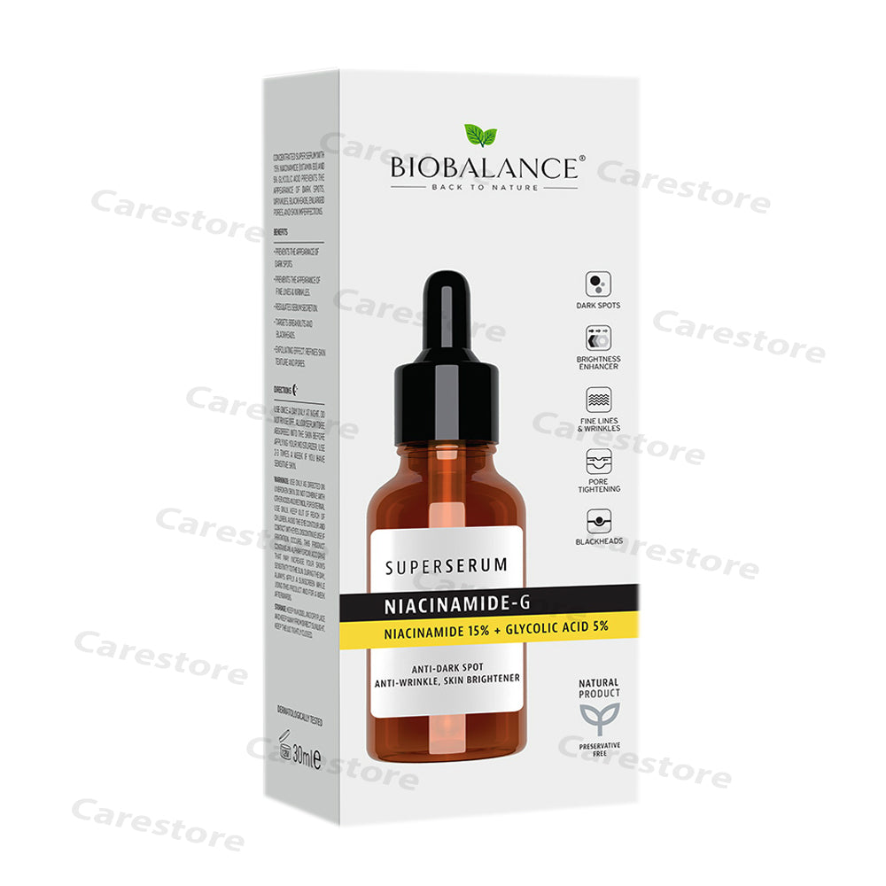 Bio Balance Niacinamide-G Niacinamide 15% + Acid glycolic 5%, Super Serum