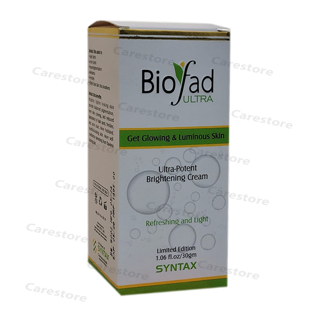Biofad Ultra Cream 30gm – CareStore