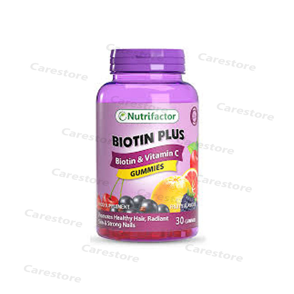 Biotin Plus Gummies 30s Nutrifactor pharma