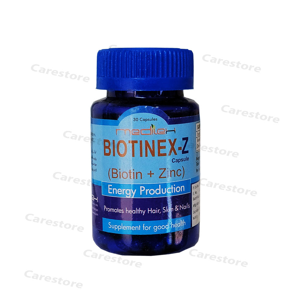 Biotinex Z Capsules Medilex Health Care pharma