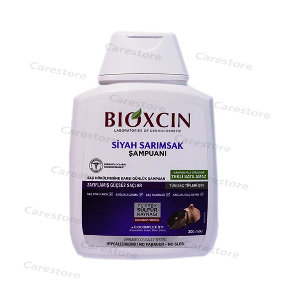 Bioxcin Black Garlic Shampoo