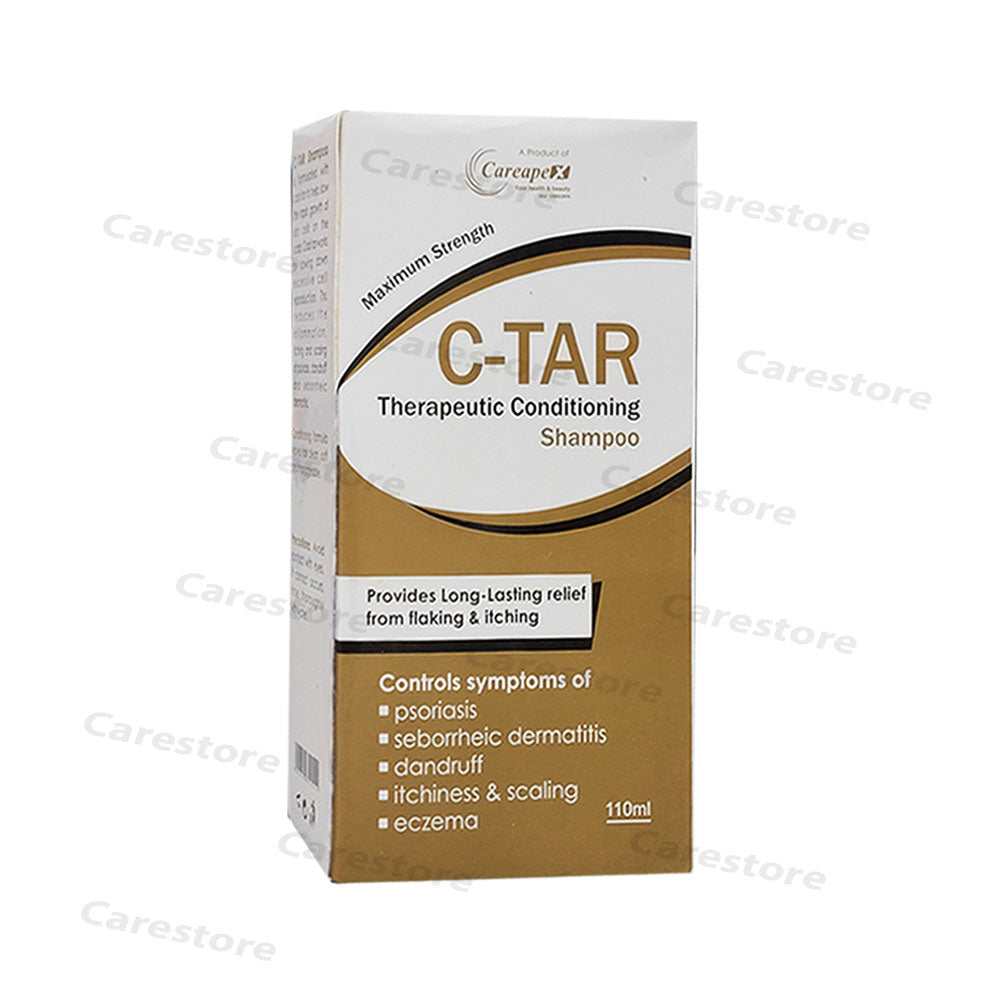 c tar shampoo 110ml careapex pharma