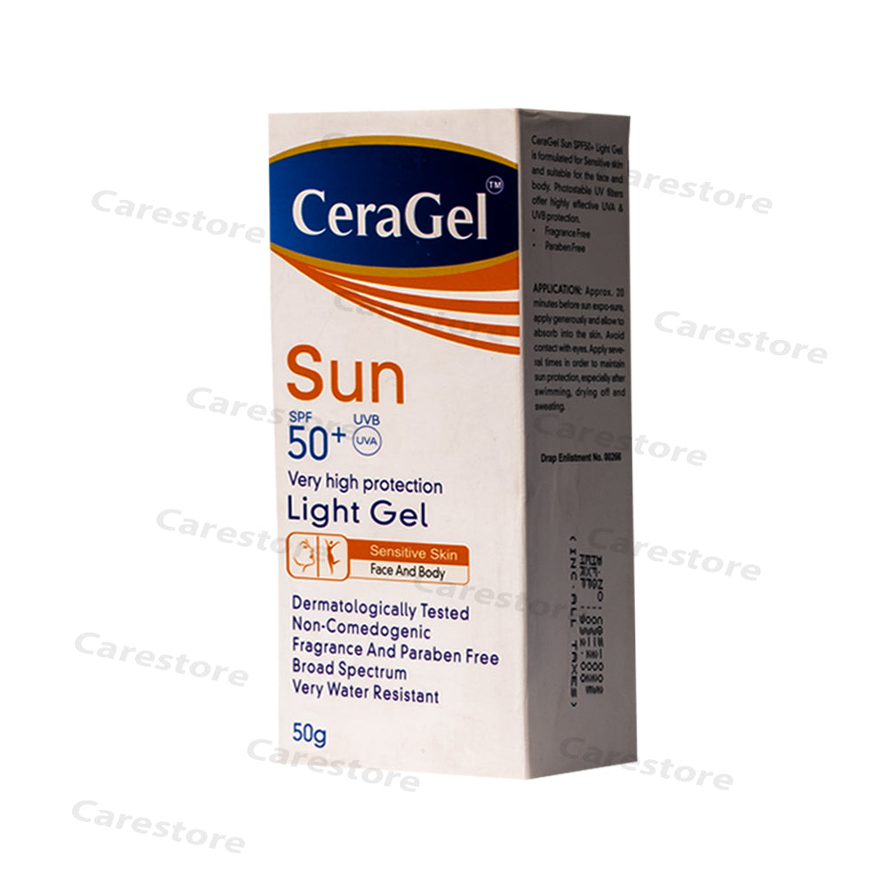 CeraGel SPF50+ Crystolite Pharmaceuticals