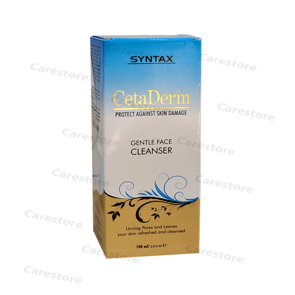 Cetaderm Gentle Face Cleanser 100ml Syntax Pharrma