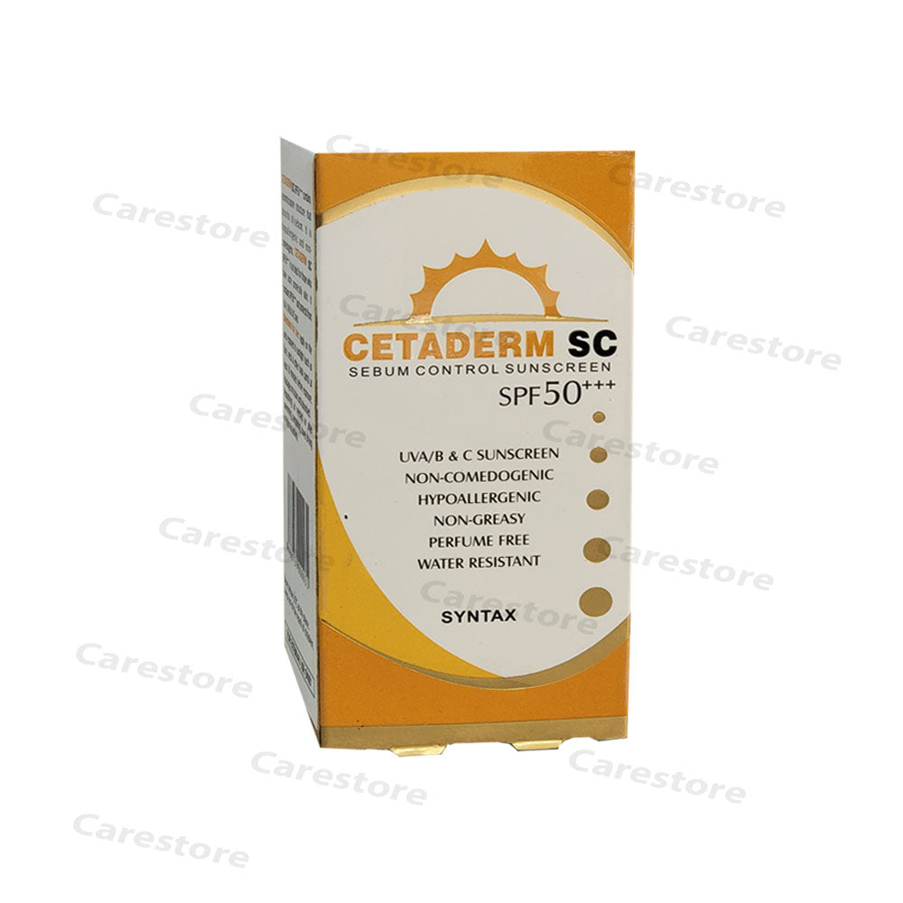 Cetaderm SC Sun Screen SPF50+++ 30gm Sytax Pharma