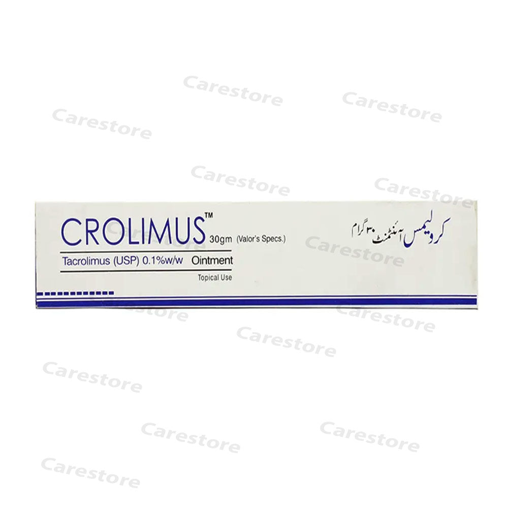 Crolimus 0.1% Ointment 30gm Valor Pharma