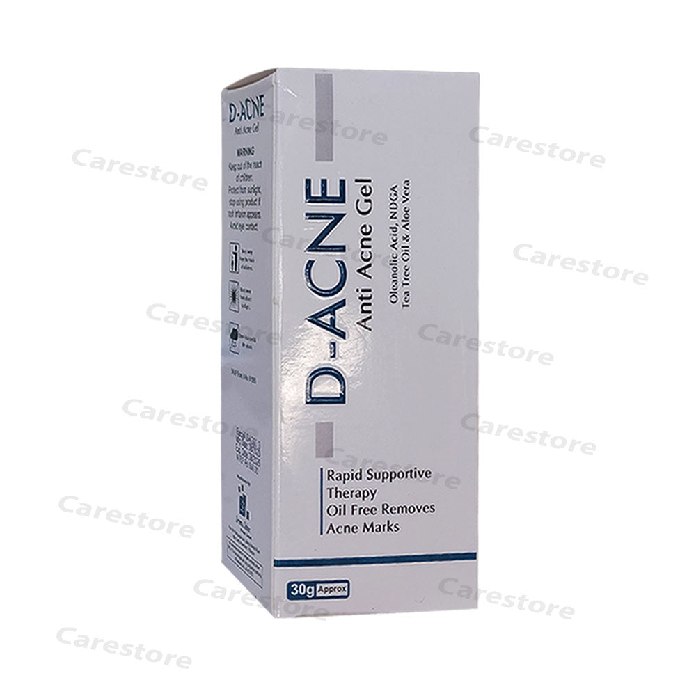 D-Acne Anti Acne Gel 30gm Derma Shine Pharma