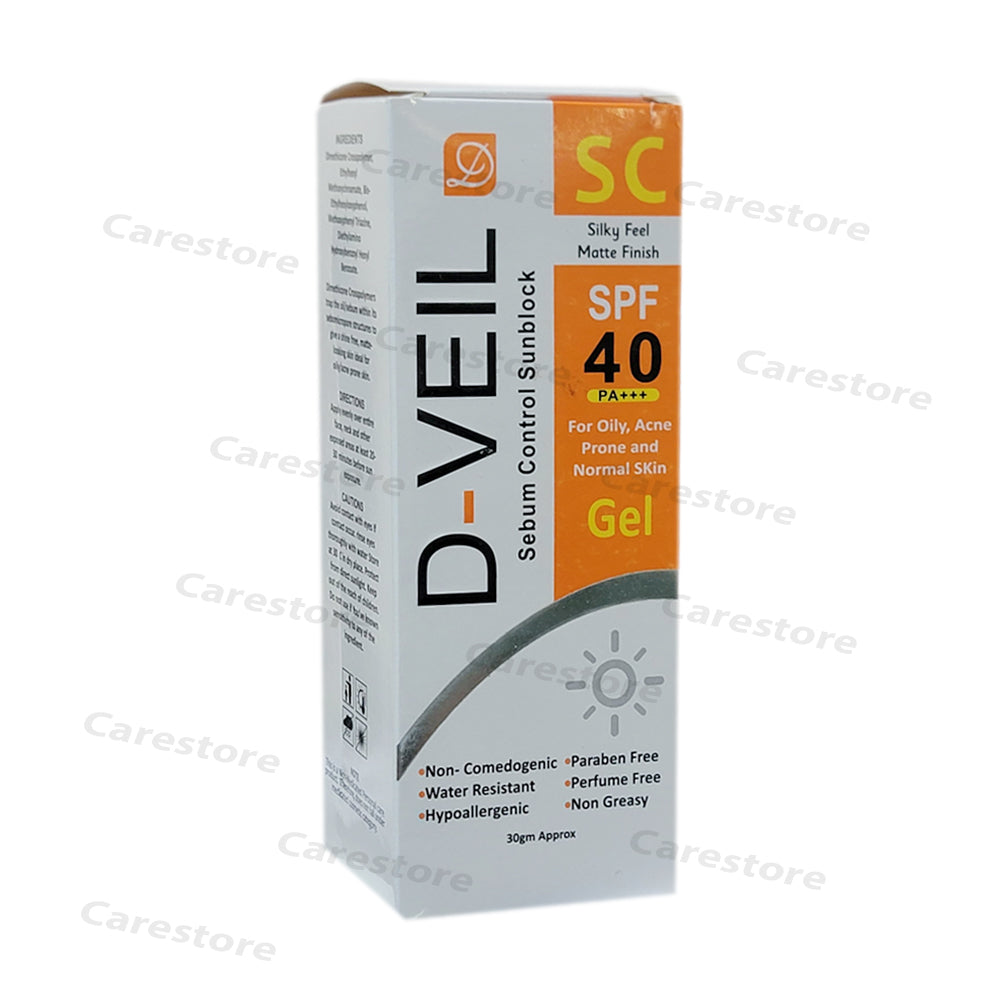 D-Veil Sebum Control Sunblock SPF40