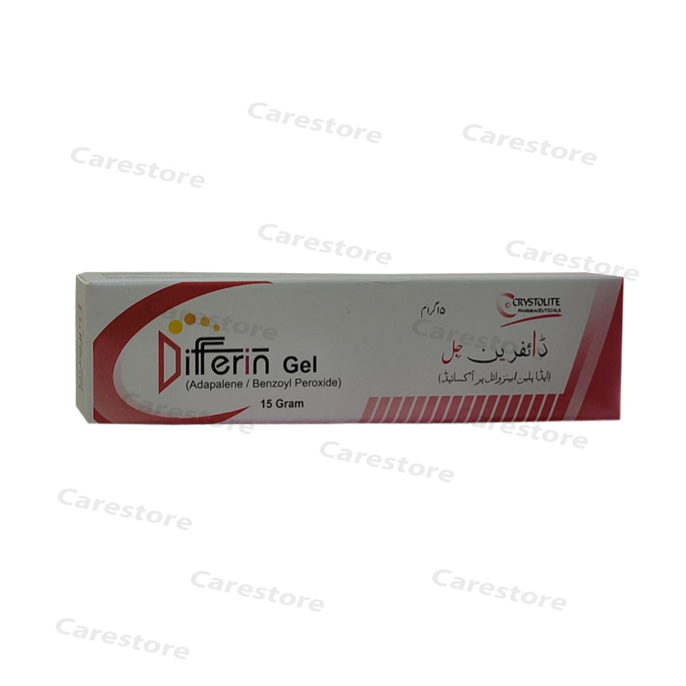 Differin gel 15gram crystolite pharmaceuticals