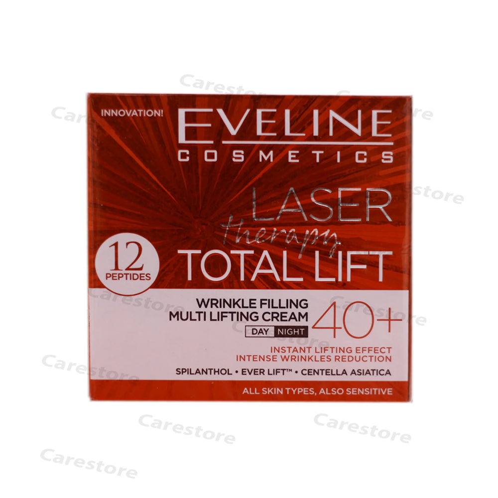 Eveline Laser Therapy Total Lift 40+ Wrinkle Filling Day & Night Cream - 50ml