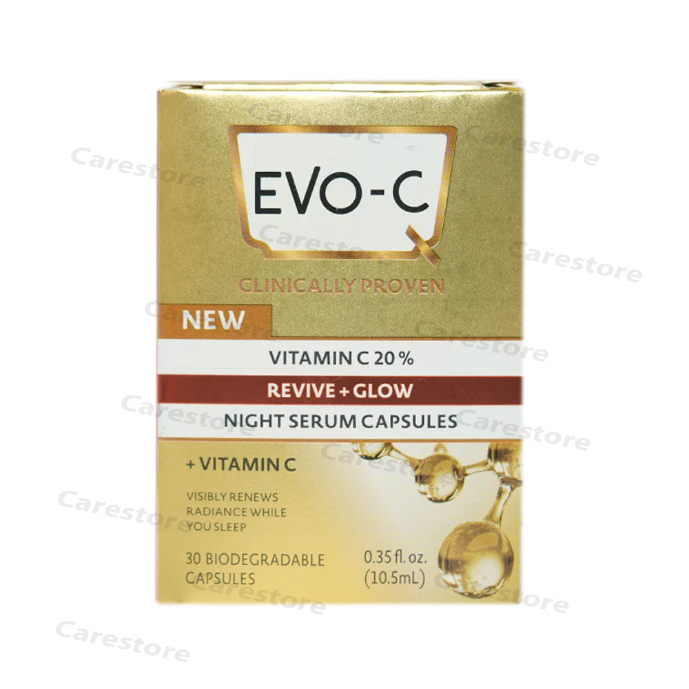 Evo C Vitamin C Night Serum Capsules