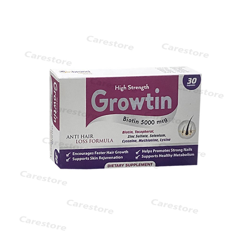 Growtin Biotin 5000mcg Star Brands Pharma