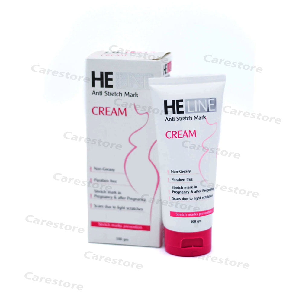 HeLine Cream Anti Strech Mark 100gm Leoracare Cosmetics pharma