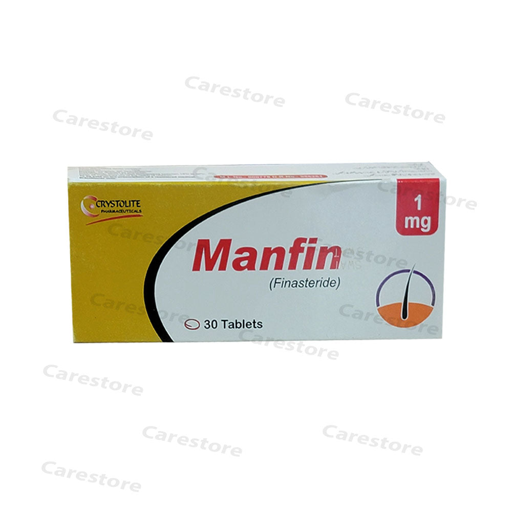 Manfin 1mg Tablets Crystolite Pharma