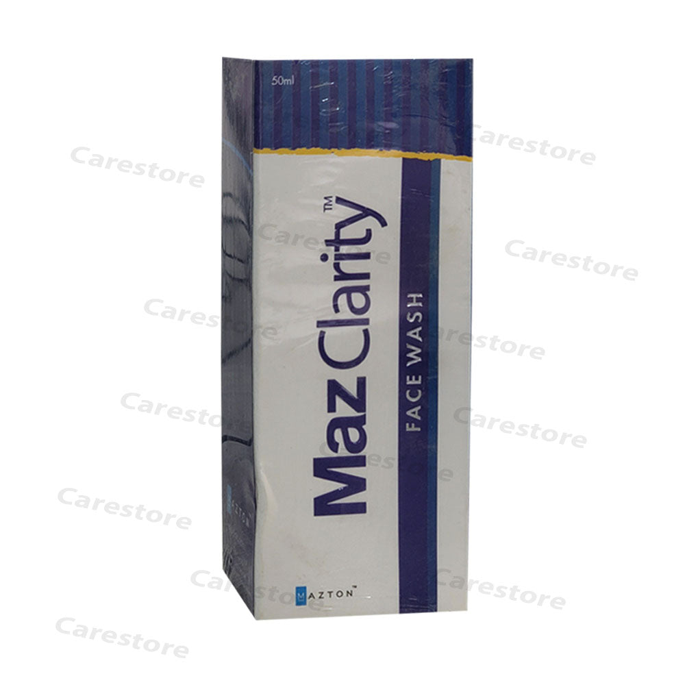 Mazclarity Anti Acne Face Wash 50ml Mazton Pharma