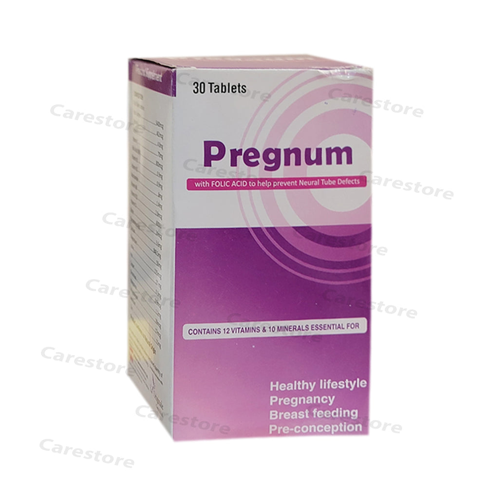 Pregnum Tablets 30's – CareStore