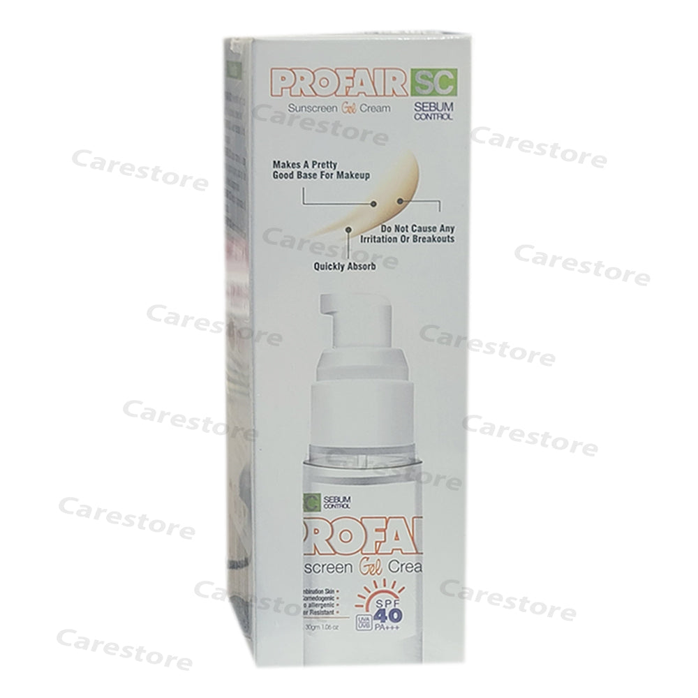 ProFair SC Sunscreen Gel Cream SPF40 PA+++