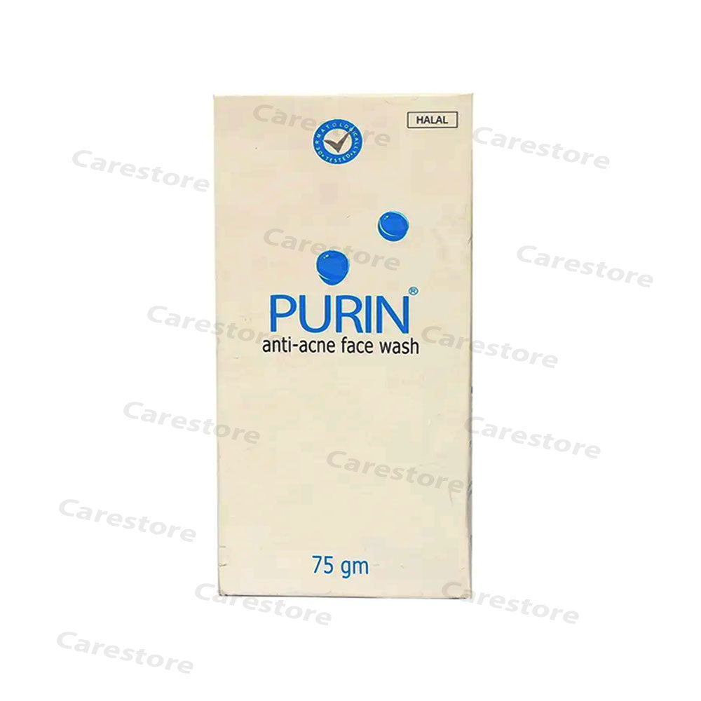 Purin-Anti Acne Face Wash 75gm Cutis Pharma