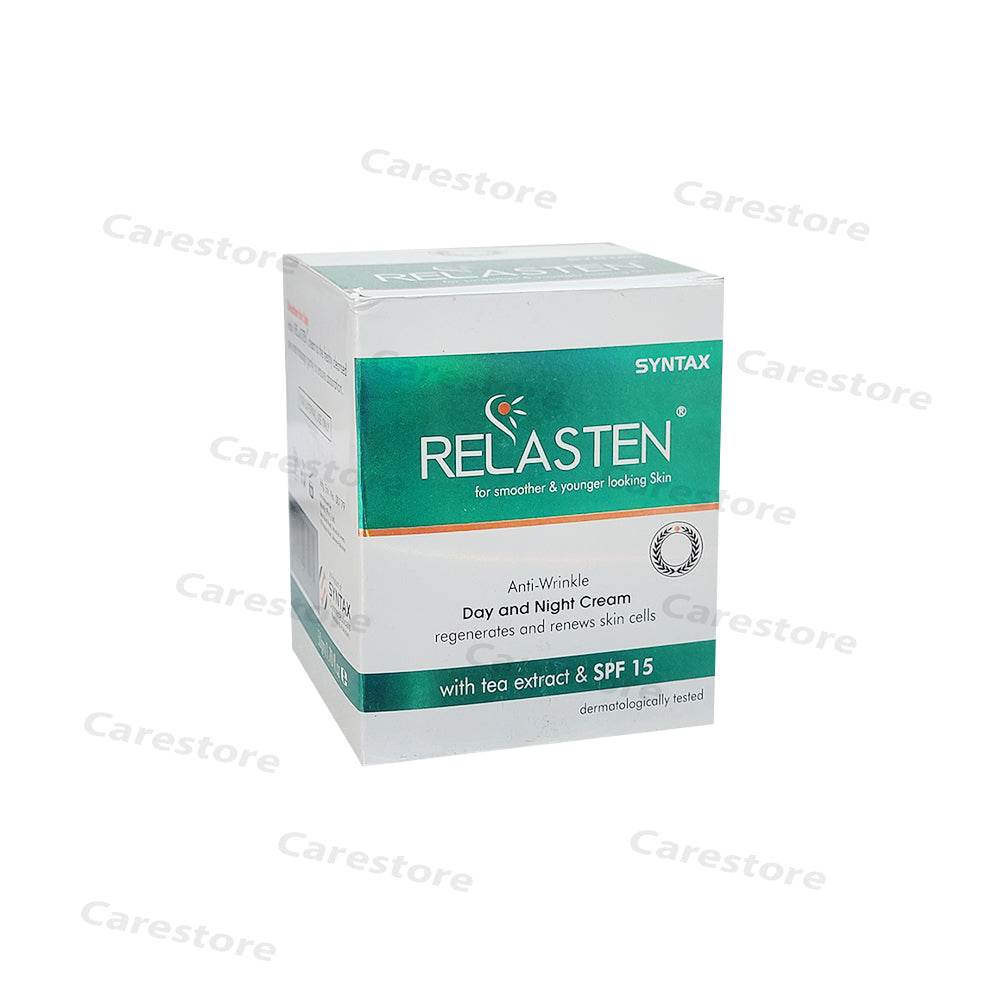 Relasten anti wrinkle day and night cream