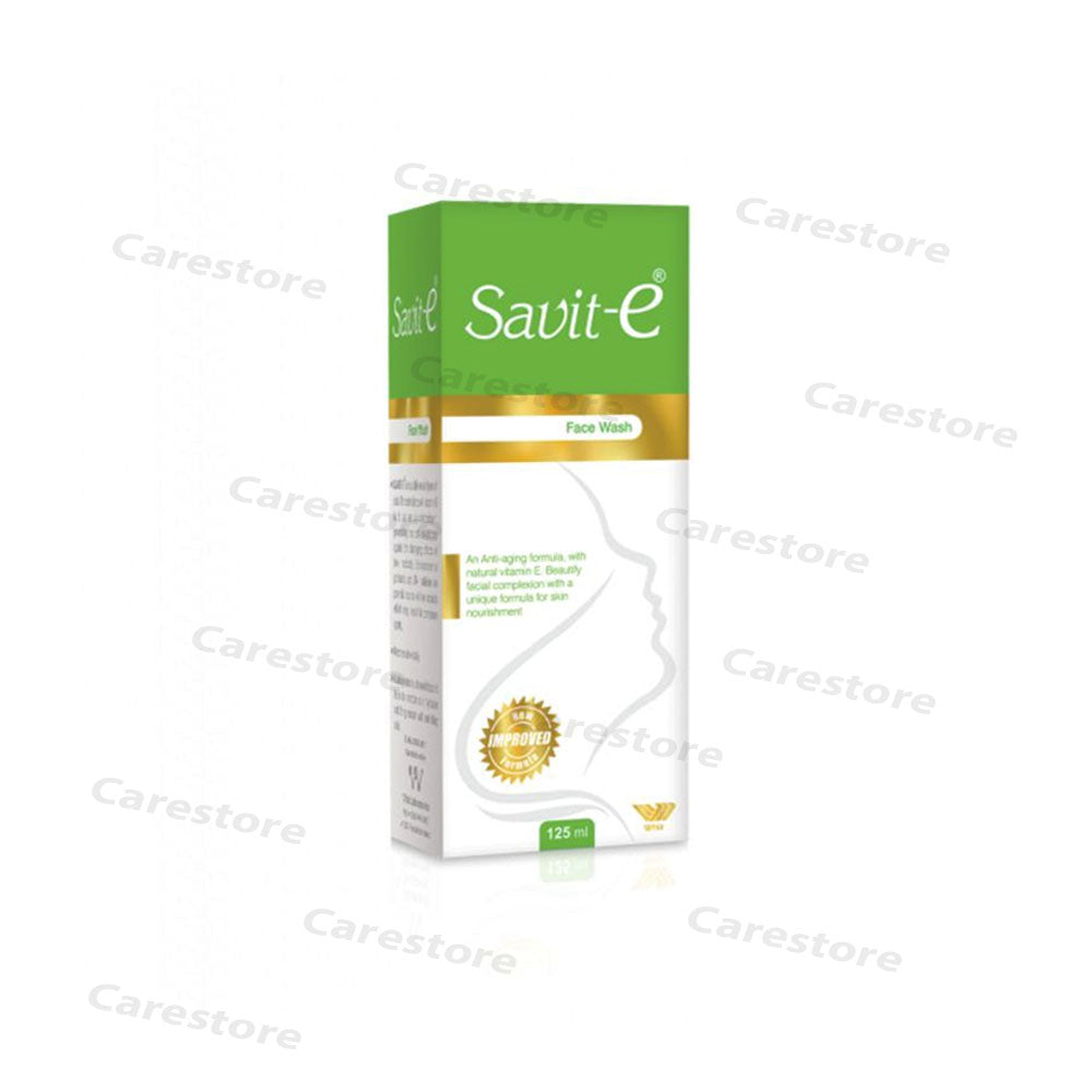 Savit E Face Wash 125ml whiz derm pharma