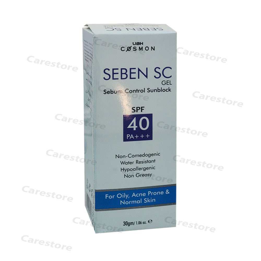 Sebe Sc Gel spf40 30gm UBH Cosmon pharma