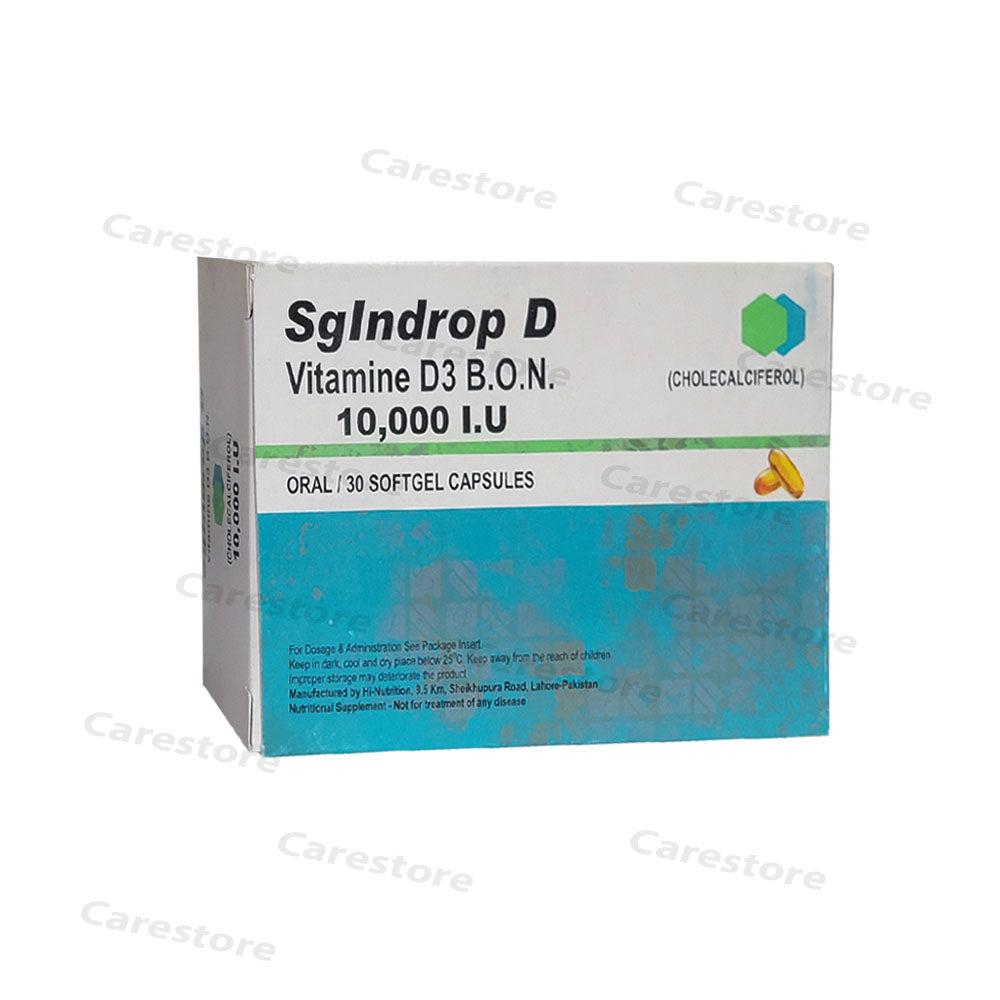 Sglndrop D Softgel Capsules Hi Nutriton pharma