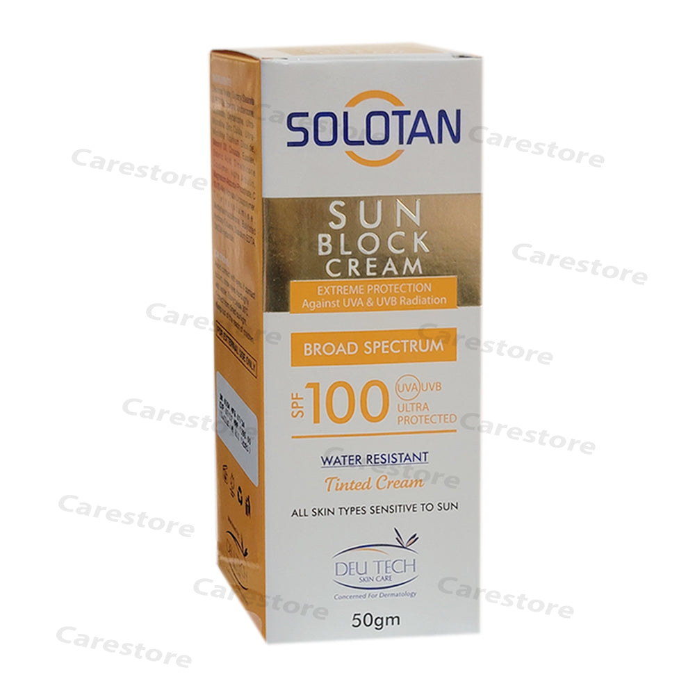 Solotan SPF 100 Sunblock Cream