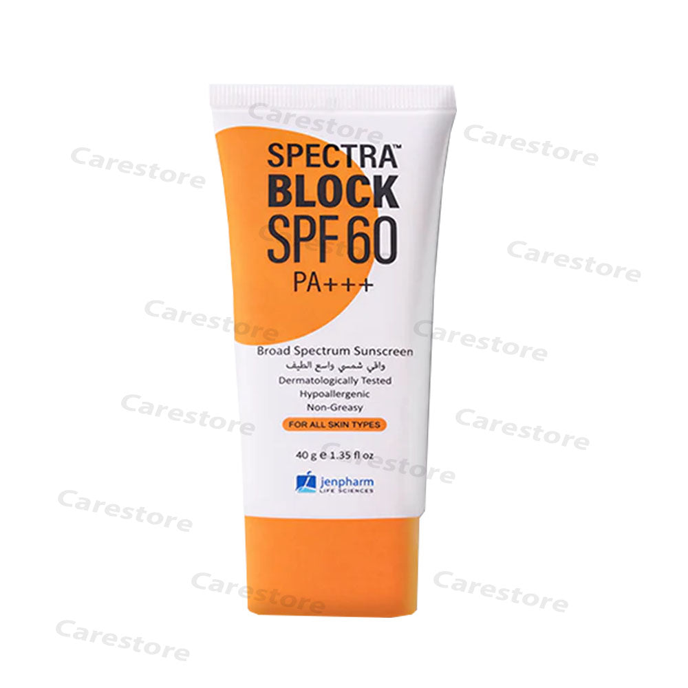 Spectra Block SPF60 Sunblock 40g original medicated products – CareStore