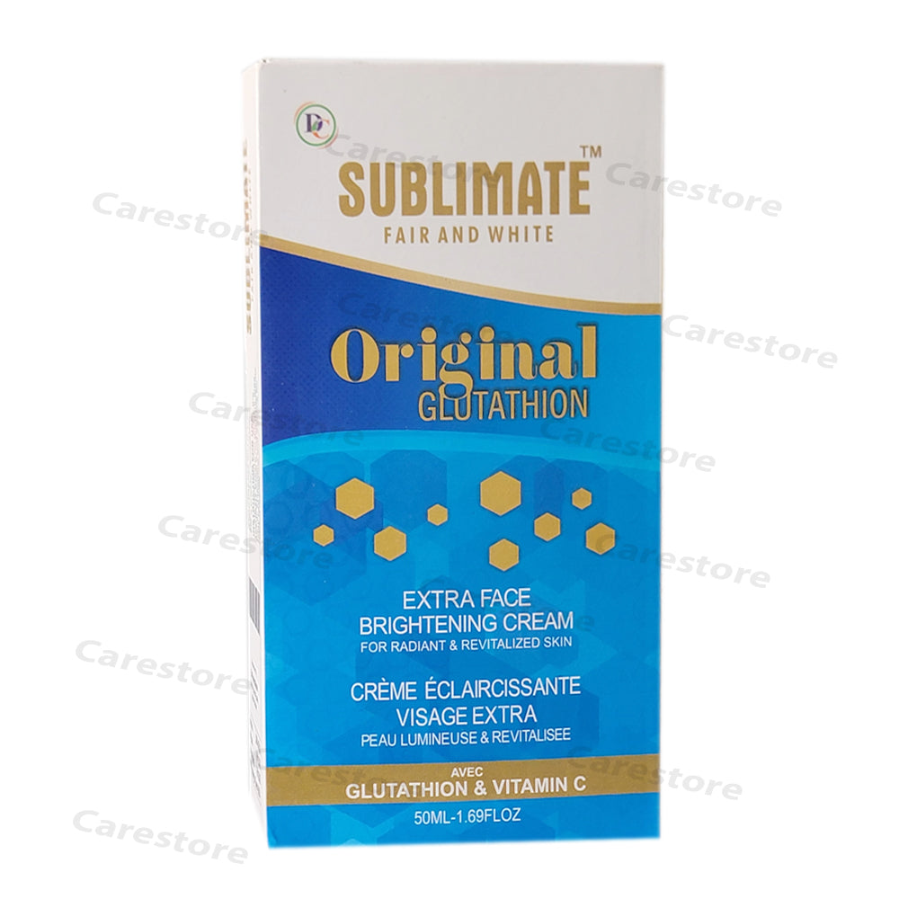 Sublimate Original Glutathione Brightening Cream