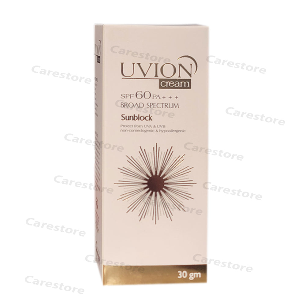 UVION Cream SPF60  Sun block 30gm