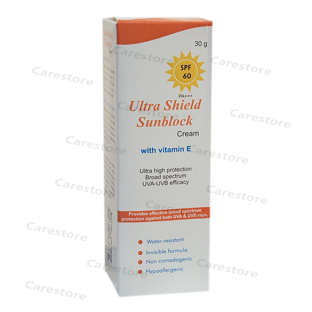 Ultra Shield Sunblock Cream SPF60