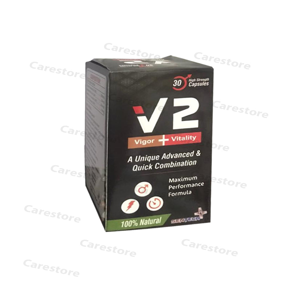 V 2 Vigor Vitality Capsules Sentech Pharmsceuticals