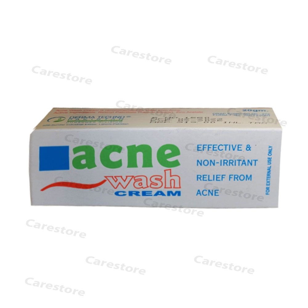 acne wash cream 20gm perma techno pharma