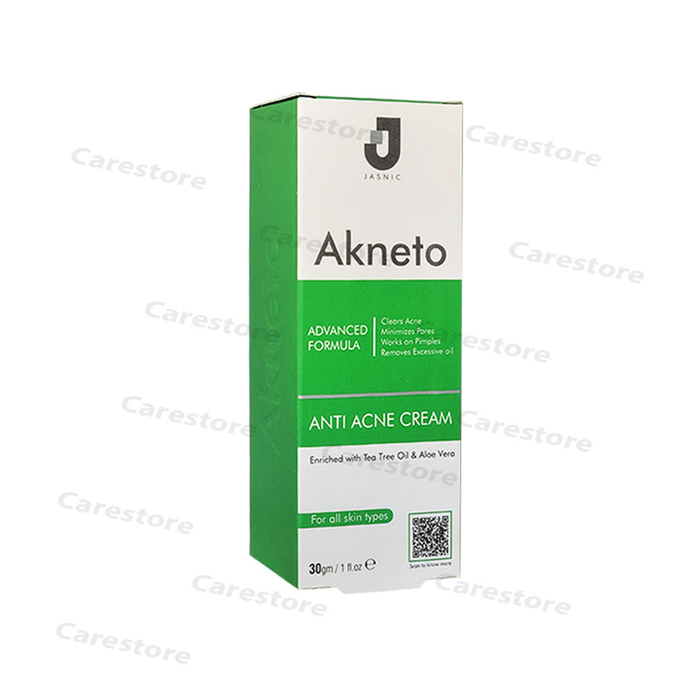 akneto anti acne cream 30gm tulip health care pharma