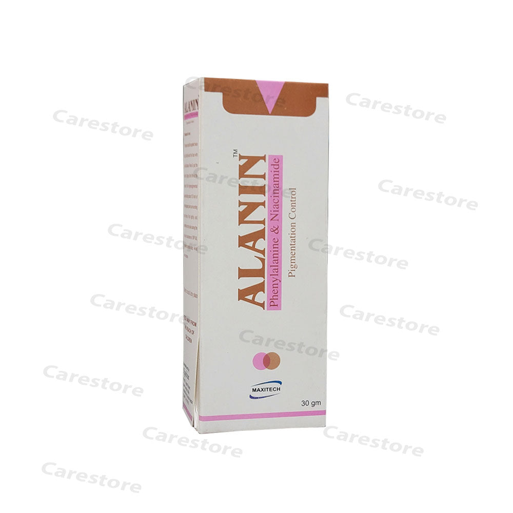 alanin pigmentation control cream 30gm maxitech Phrama