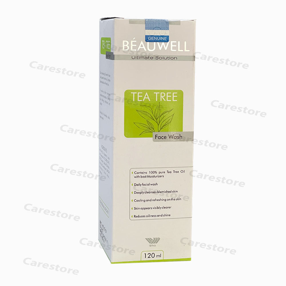 Beauwell Tea Tree Face Wash 125ml