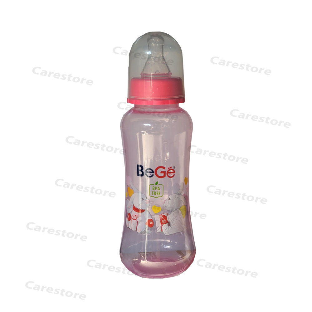 bege feeding bottle light pink 250ml