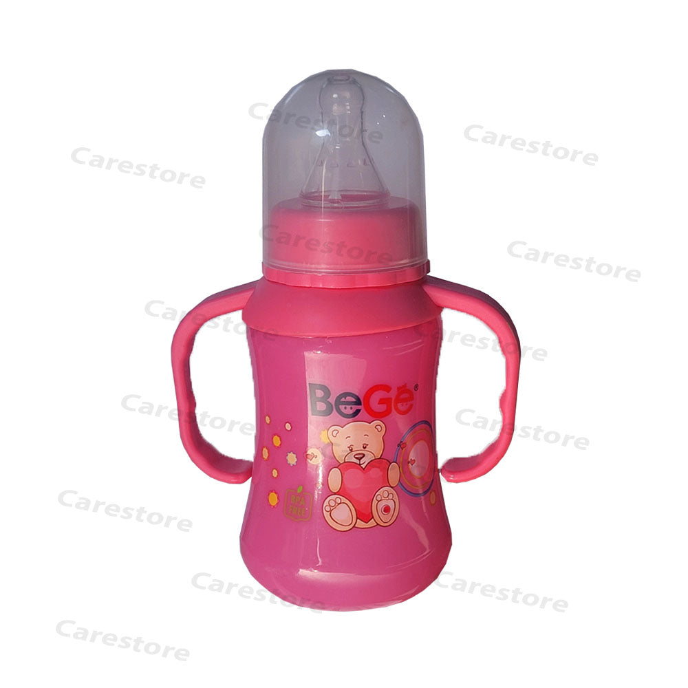 bege feeding bottle with easy grip handle 150ml