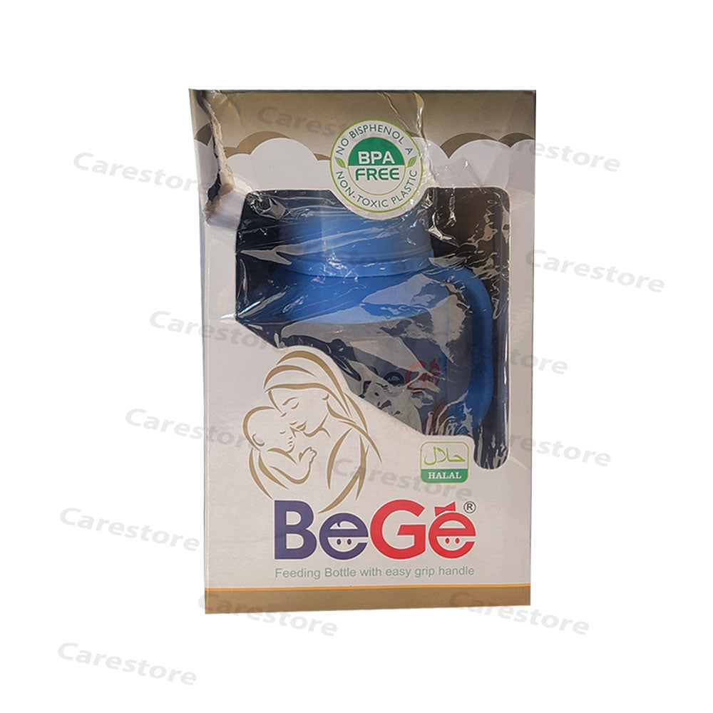 bege feeding bottle with easy grip handle 150ml