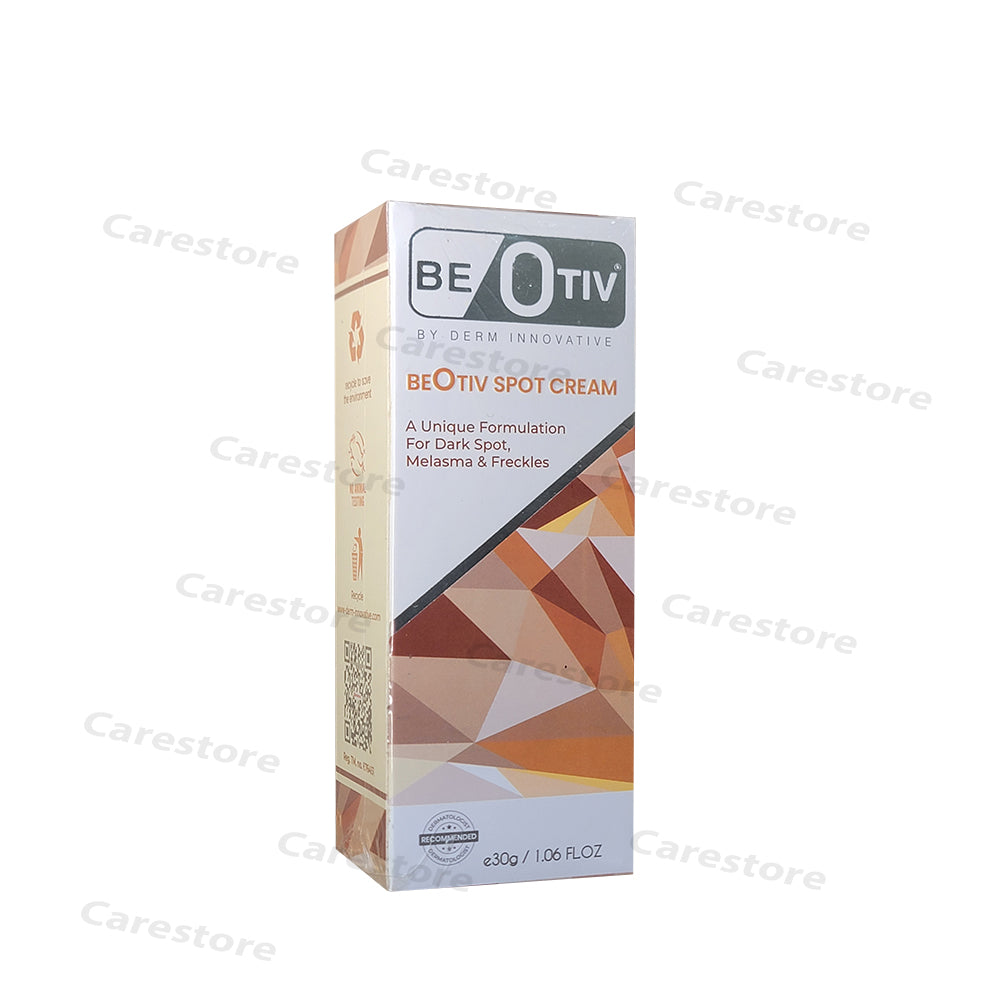 beotiv spot cream for dark spots melasma freckels derm innovatie