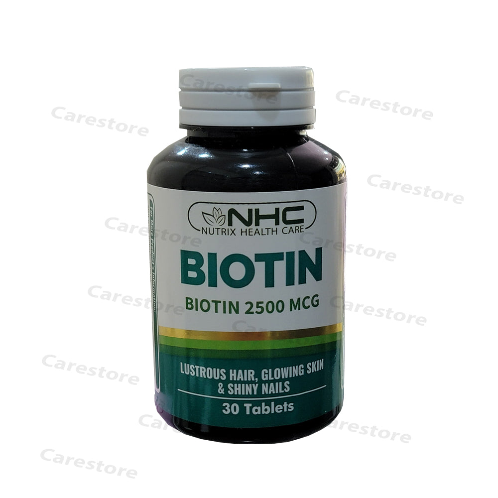 biotin 30tablets nutrix healthcare