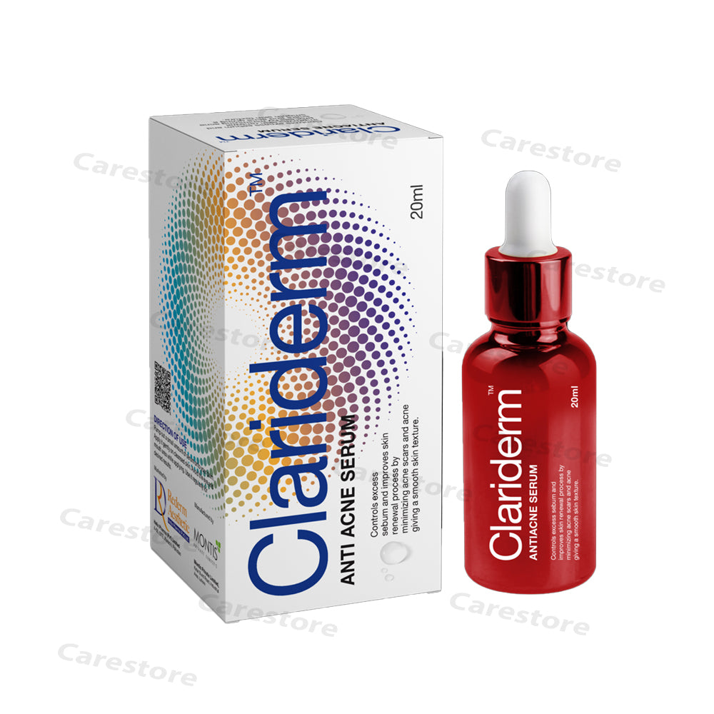 clariderm anti acne serum helix pharma