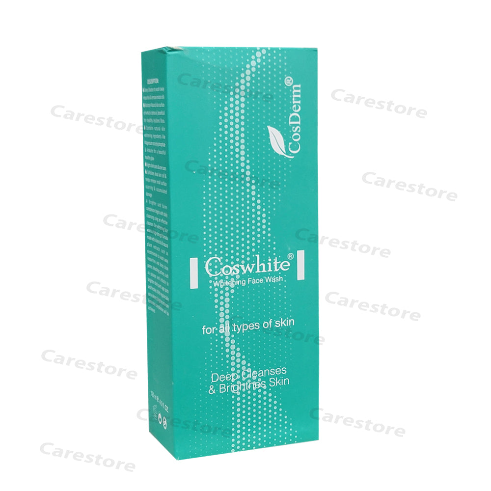 cosderm coswhite whitening face wash