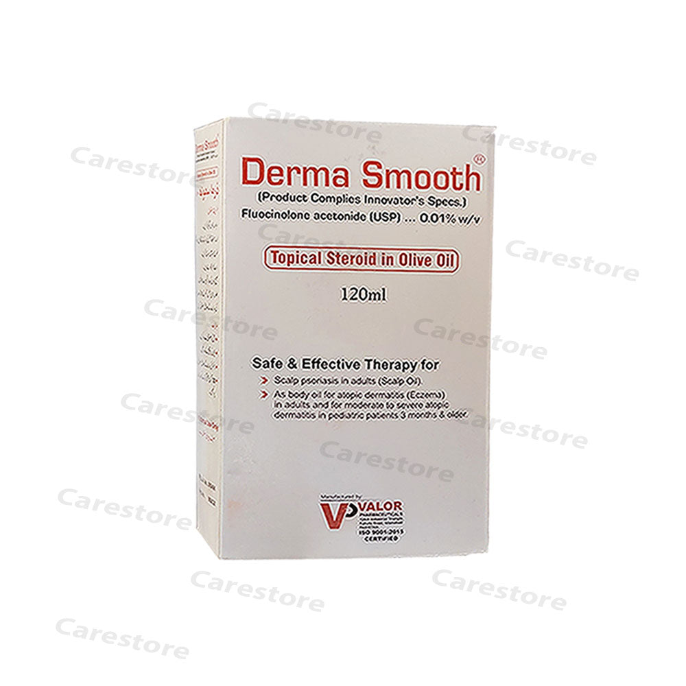 derma smooth 120ml valor pharma